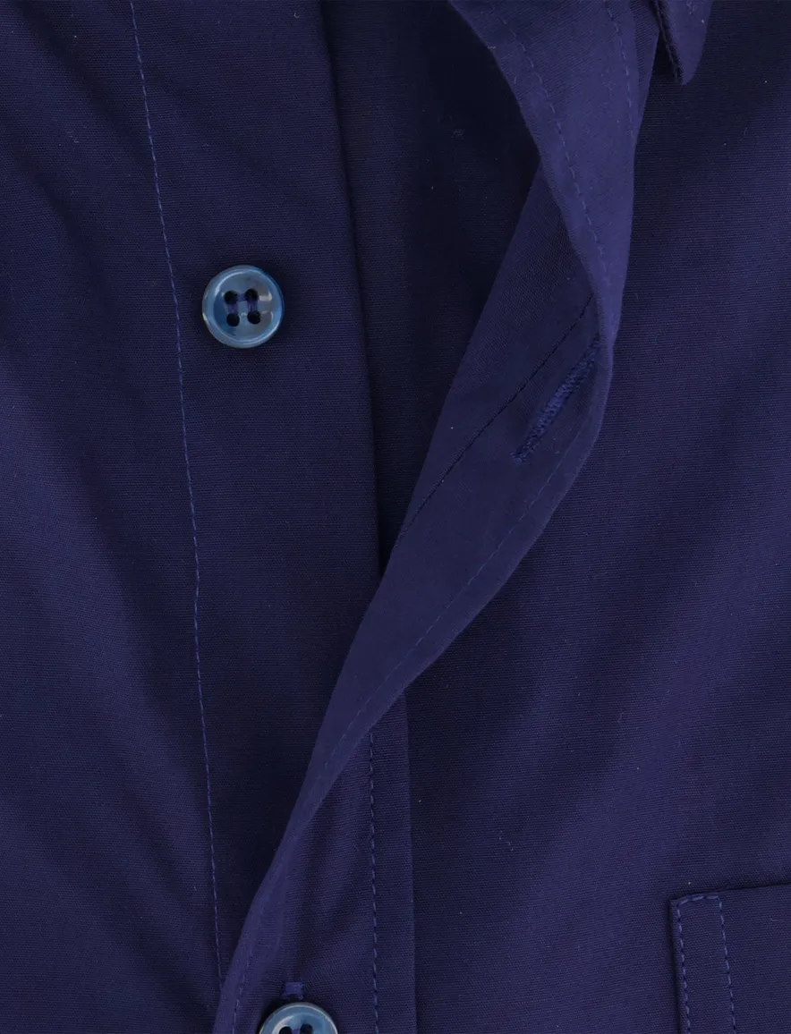 Paul & Shark overhemd donkerblauw met borstzak