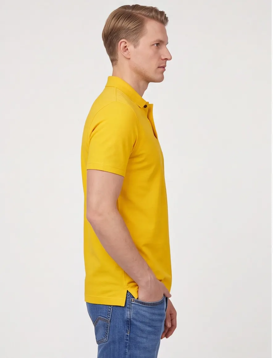 Paul & Shark poloshirt geel