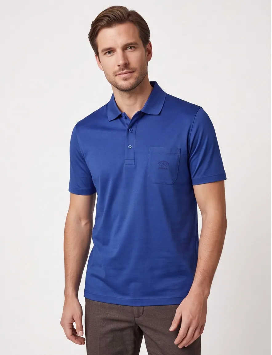 Blauwe polo Paul & Shark