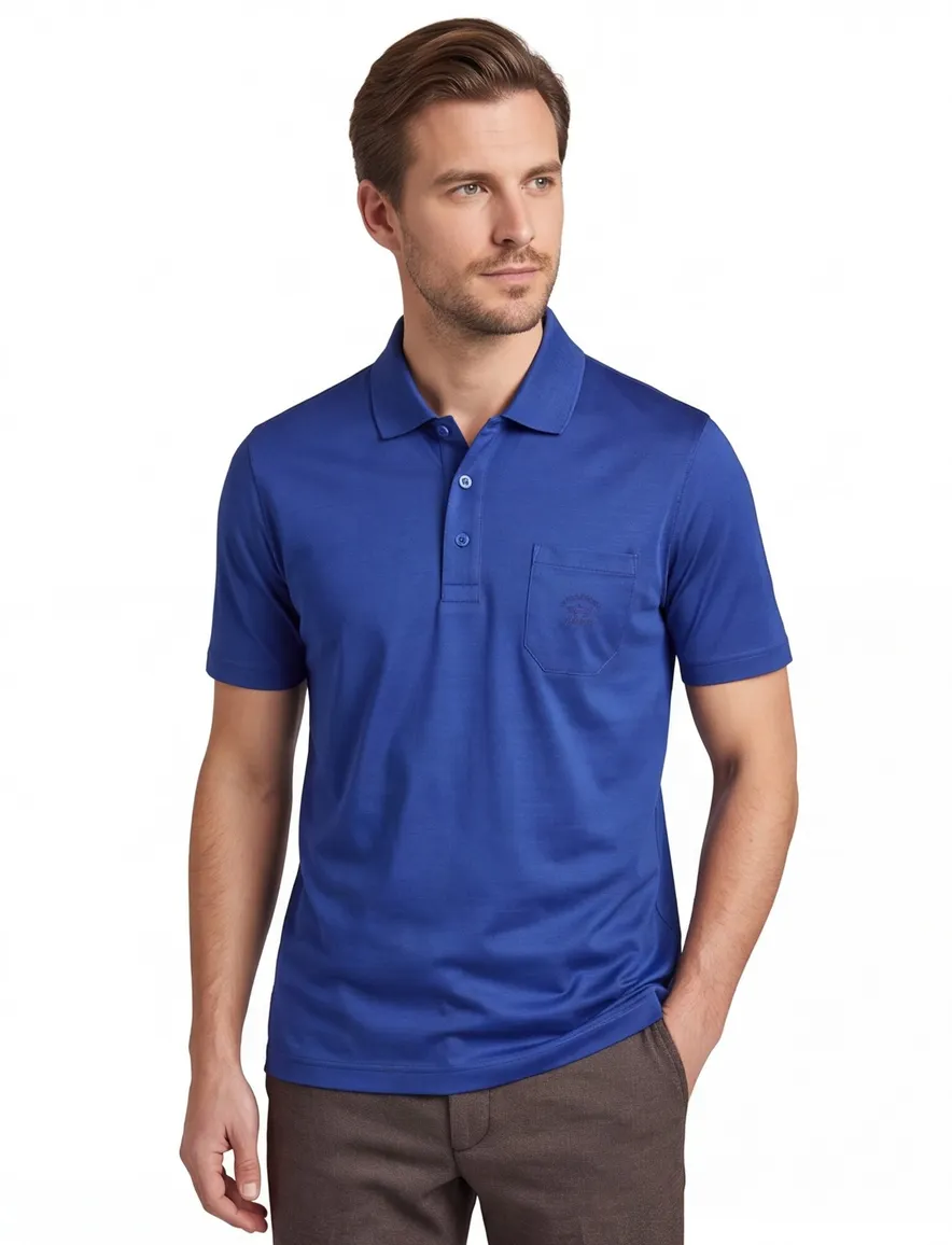 Blauwe polo Paul & Shark