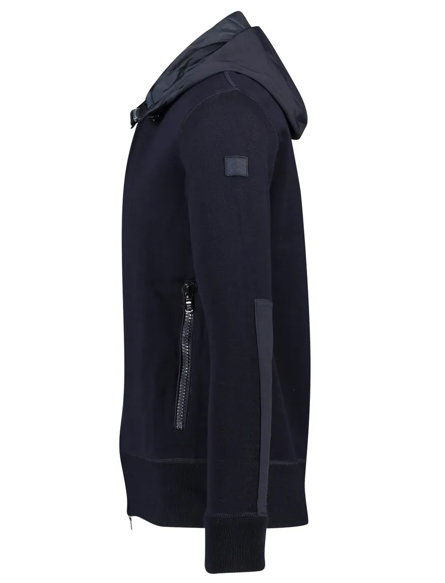Paul & Shark vest met capuchon navy