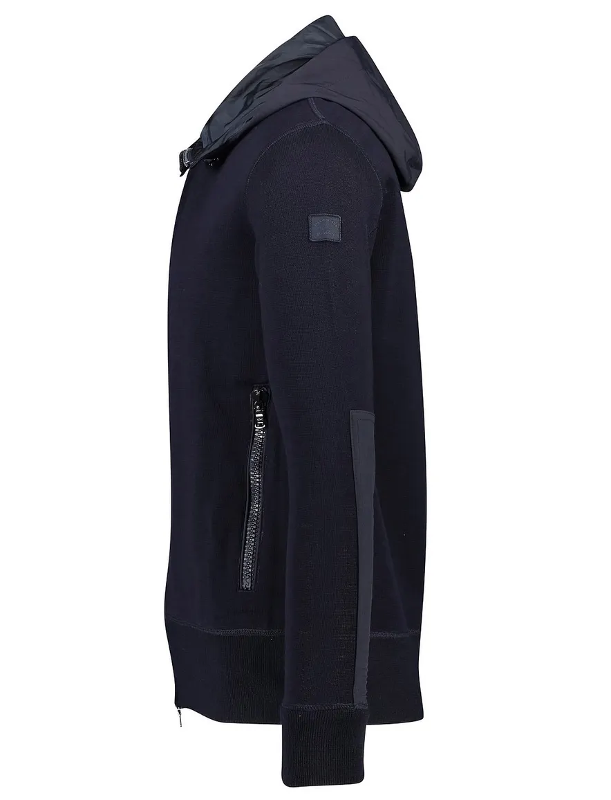 Paul & Shark vest met capuchon navy