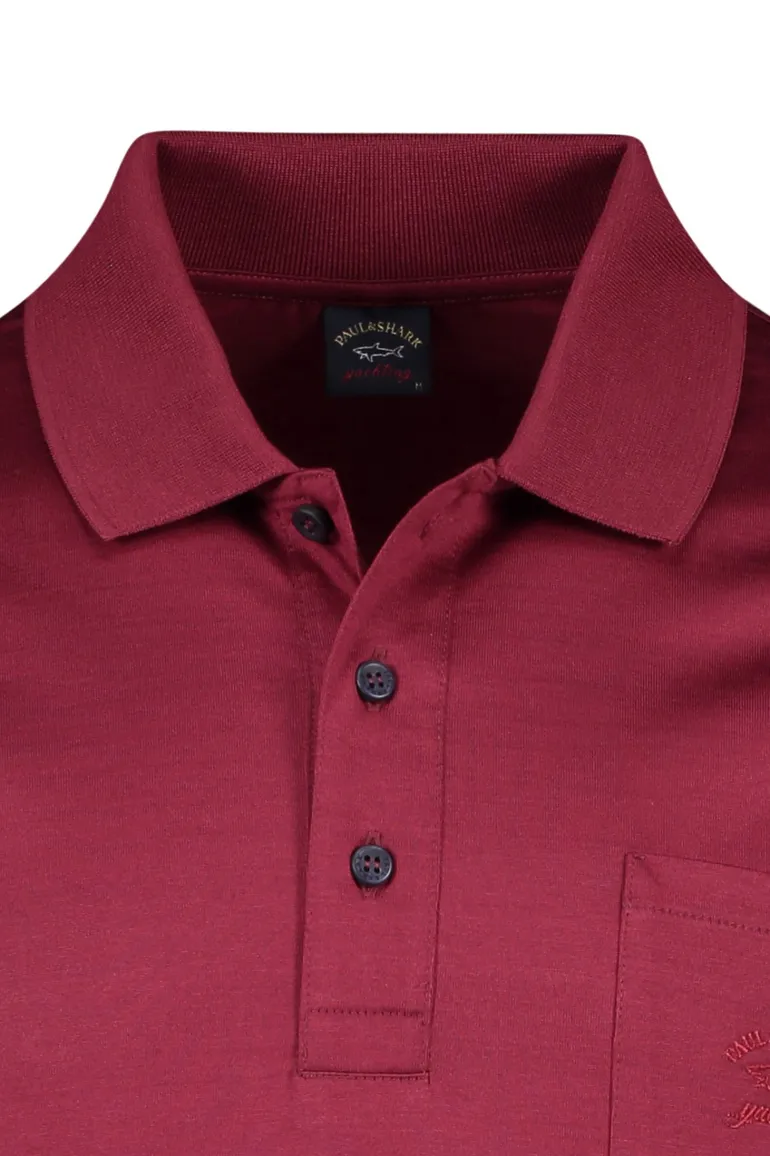 Paul & Shark poloshirt bordeaux