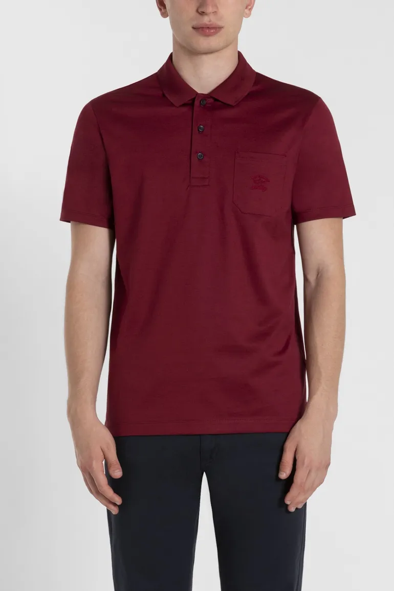Paul & Shark poloshirt bordeaux