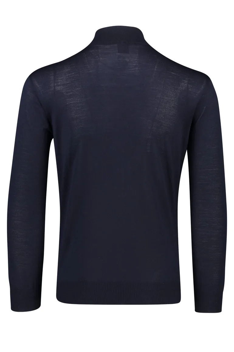 Navy trui rits in kraag Paul & Shark