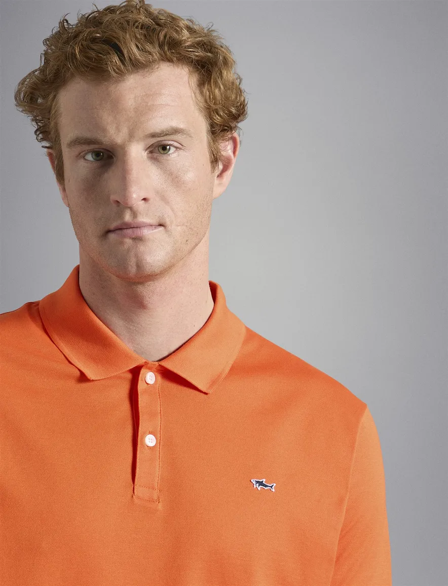 Paul & Shark poloshirt oranje