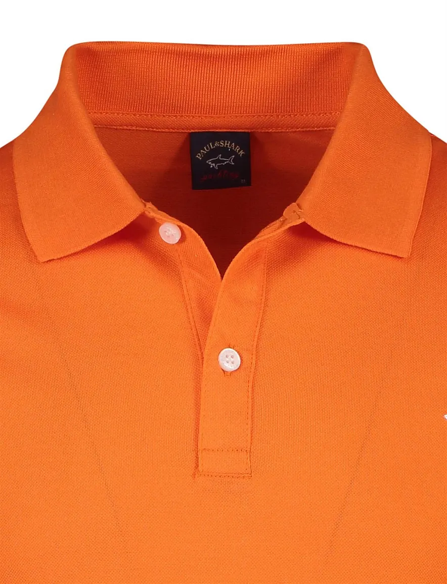 Paul & Shark poloshirt oranje