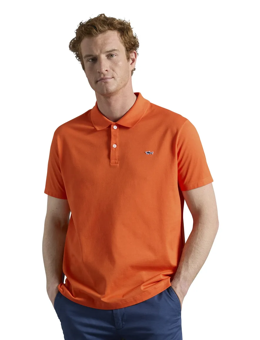 Paul & Shark poloshirt oranje