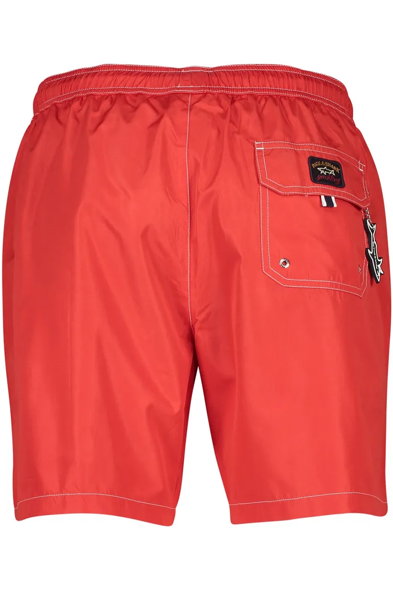 Paul & Shark zwemshort rood elastische band
