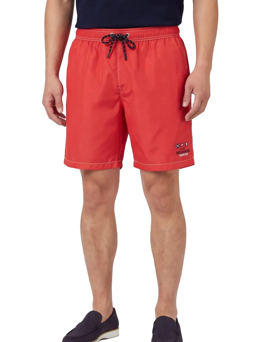 Paul & Shark zwemshort rood elastische band