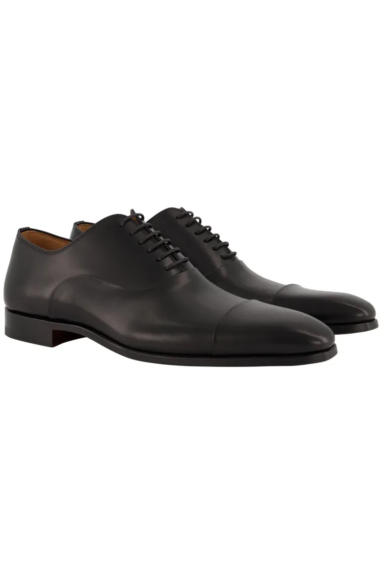 veterschoenen Magnanni effen leer zwart