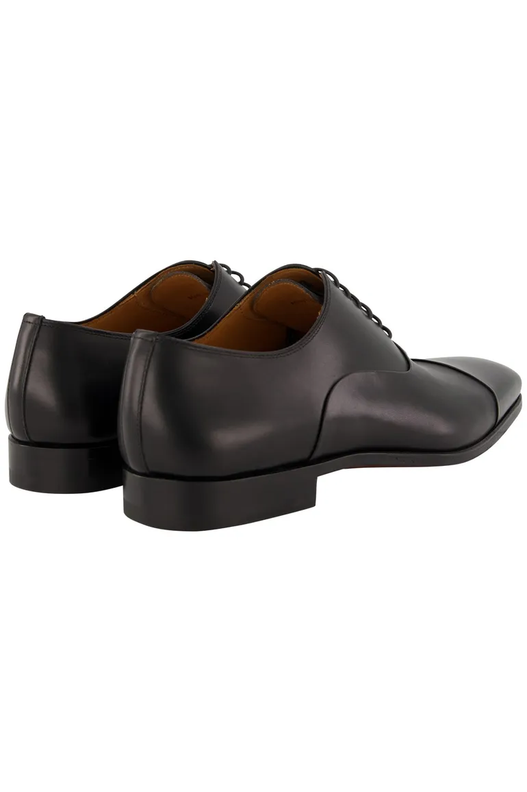 veterschoenen Magnanni effen leer zwart