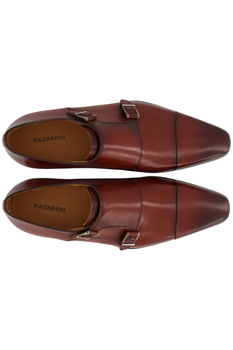nette schoenen Magnanni effen leer bruin