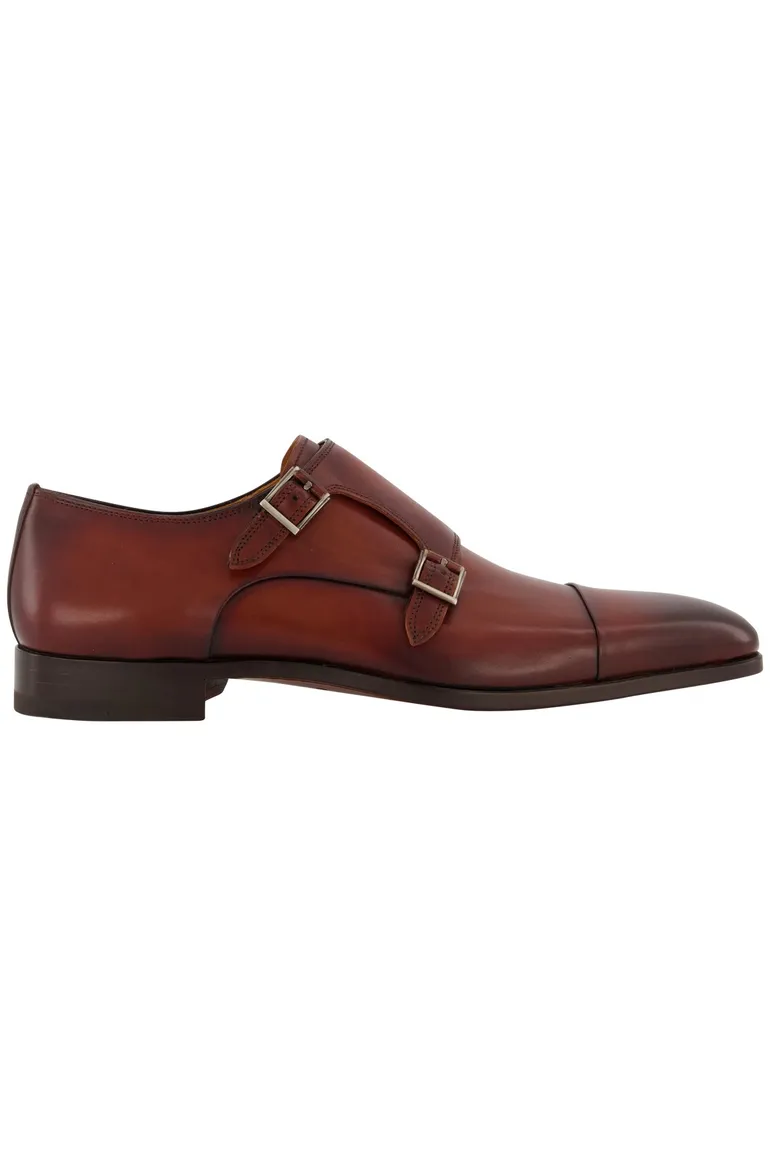 nette schoenen Magnanni effen leer bruin