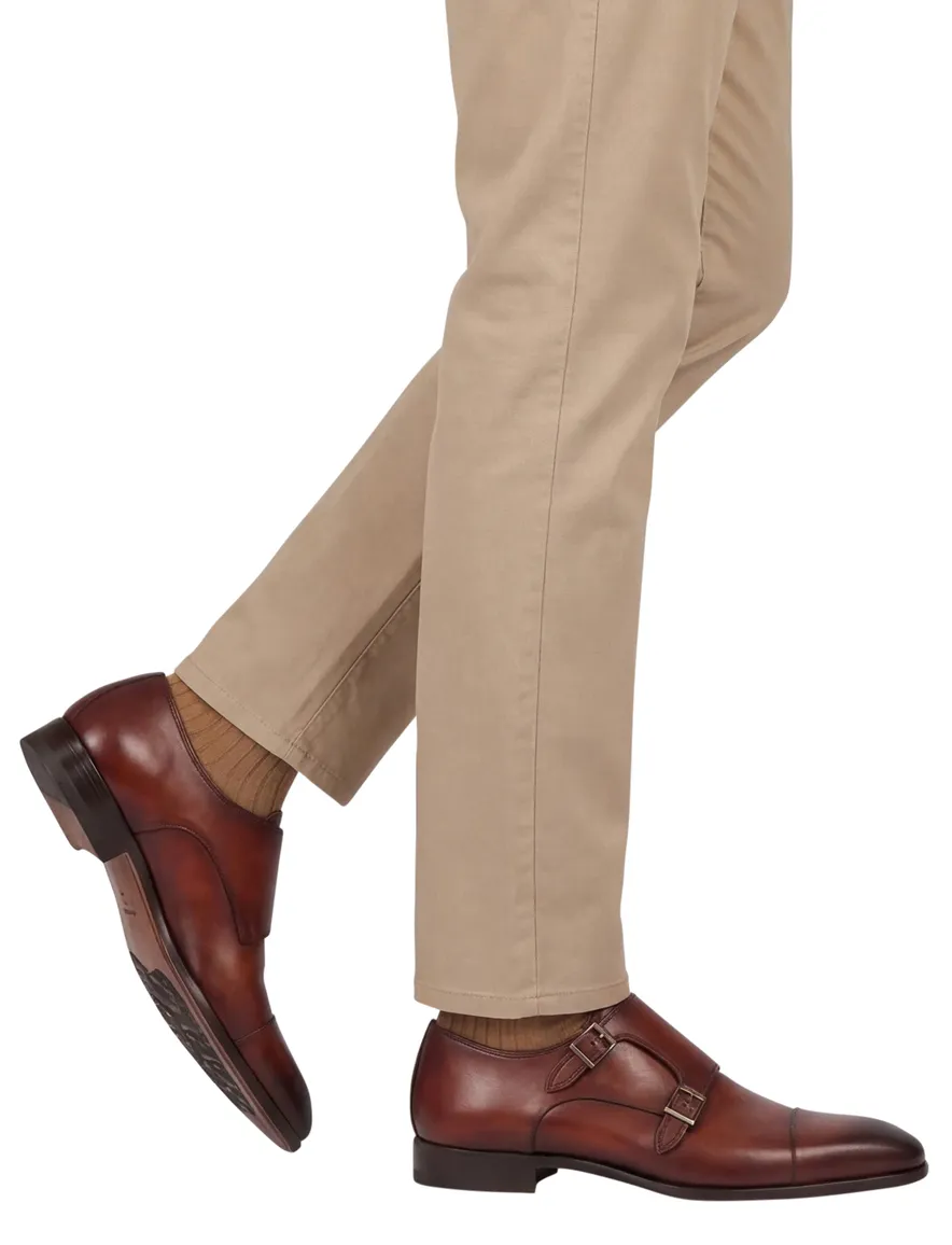nette schoenen Magnanni effen leer bruin