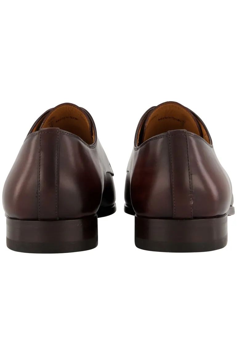 veterschoenen Magnanni effen leer bruin