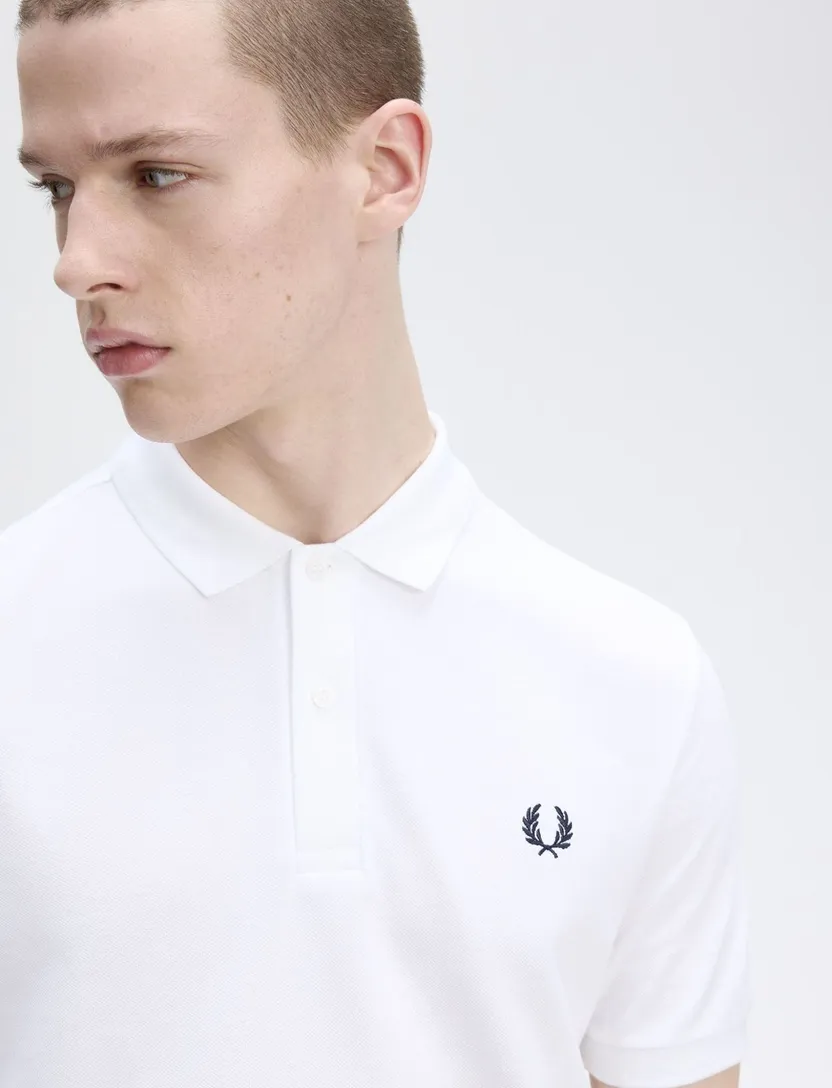 Wit poloshirt Fred Perry