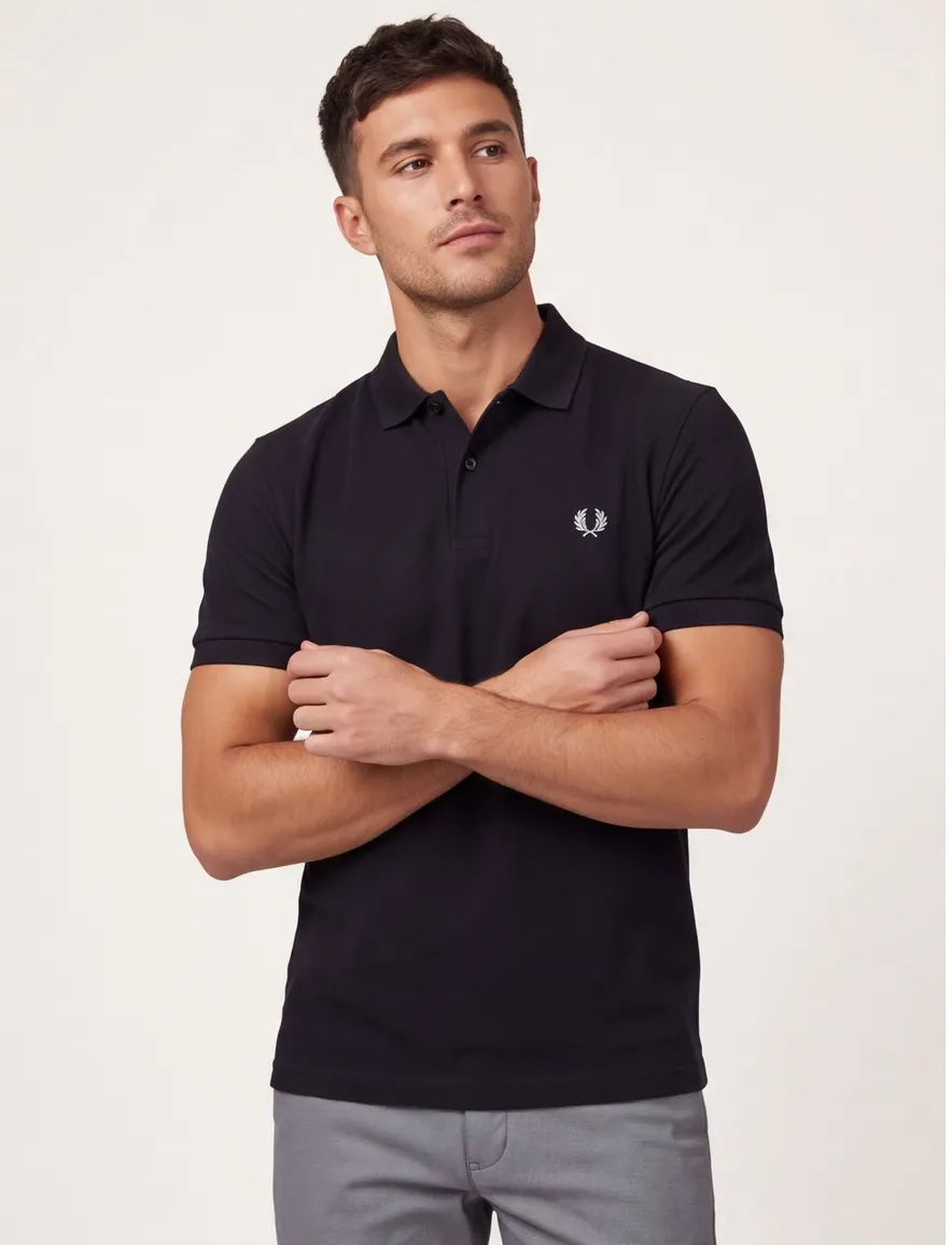 Fred Perry zwart poloshirt