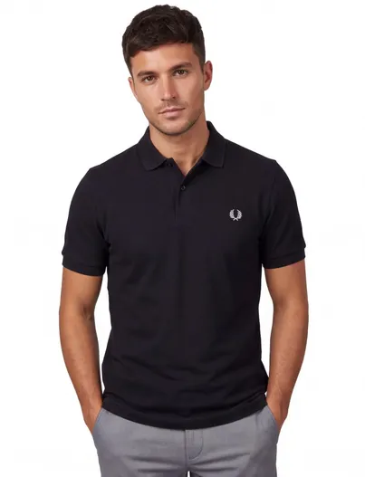 Fred Perry Zwarte polo Fred Perry