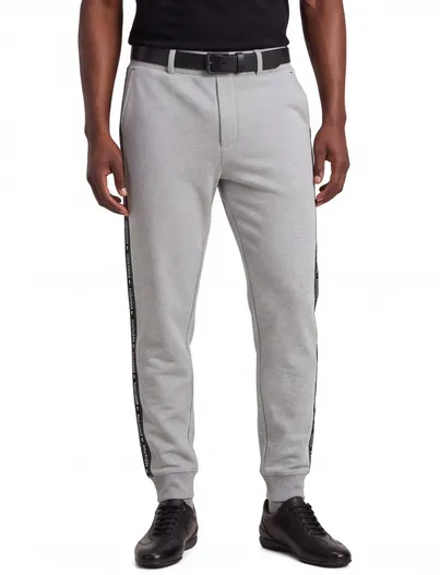 Tommy Hilfiger Tommy Hilfiger joggingbroek grijs sweatstof
