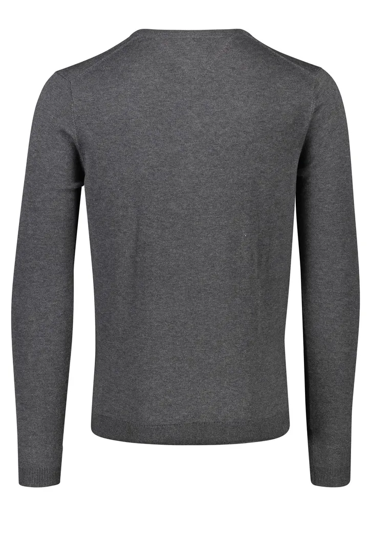Tommy Hilfiger pullover v-hals donkergrijs