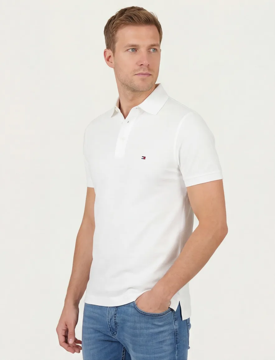 Tommy Hilfiger polo Slim Fit wit