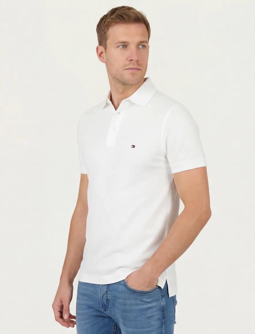 Tommy Hilfiger polo Slim Fit wit