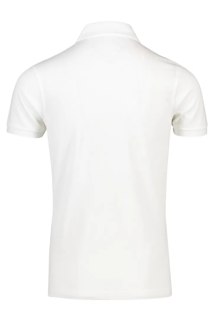 Wit poloshirt heren Tommy Hilfiger Slim Fit