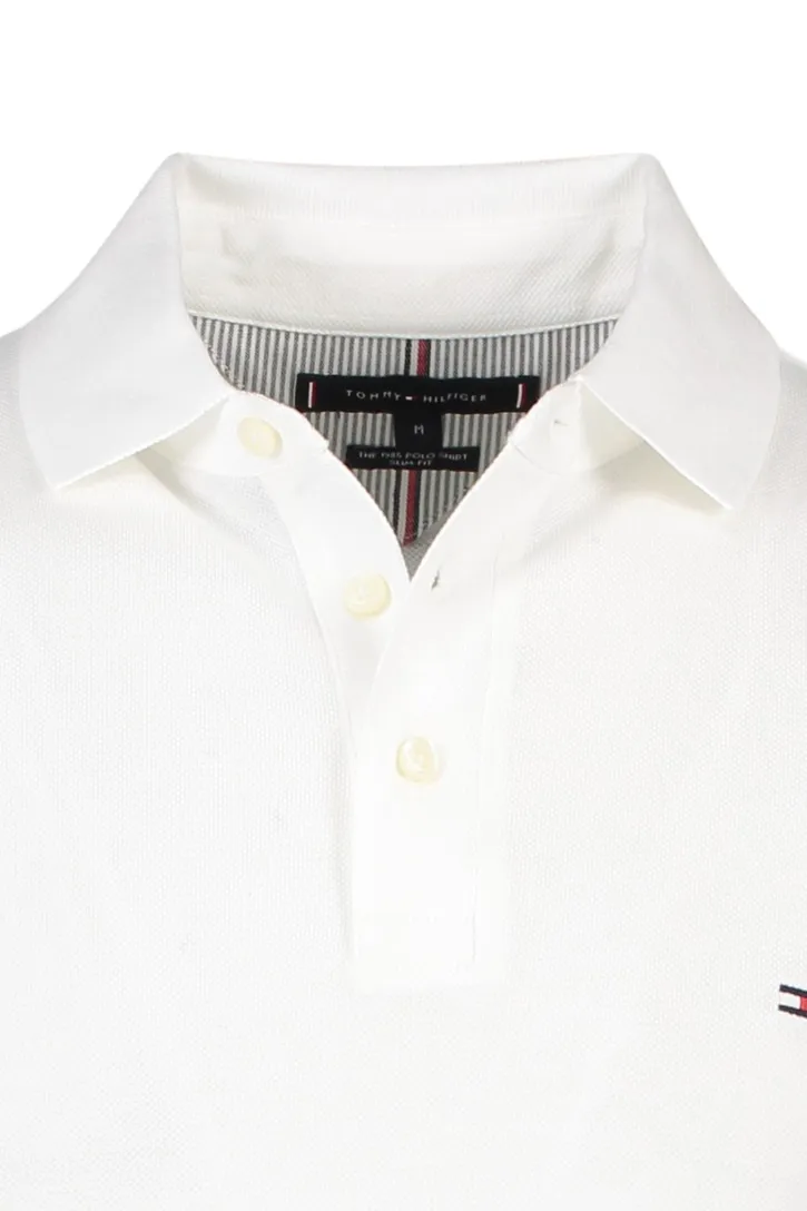 Wit poloshirt heren Tommy Hilfiger Slim Fit