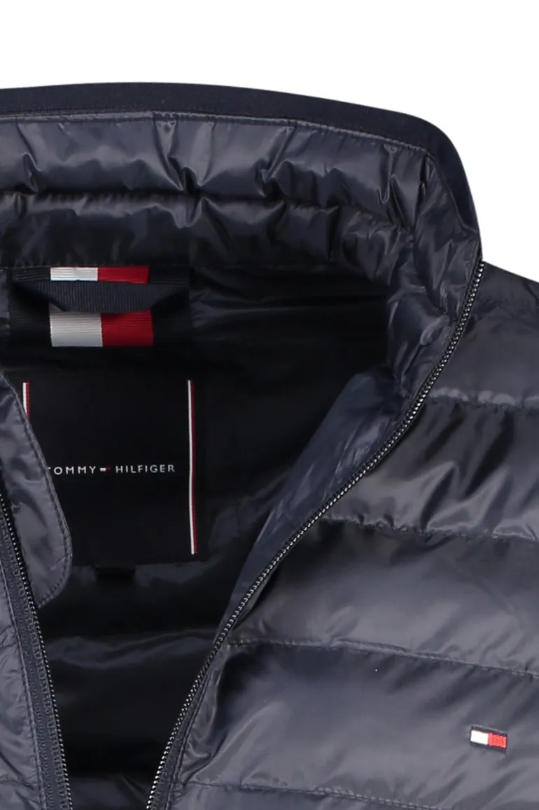 Tommy Hilfiger tussenjas donkerblauw effen
