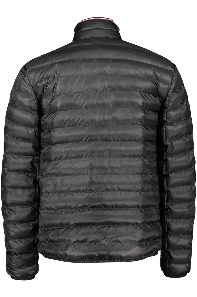 Tommy Hilfiger tussenjas Big & Tall zwart effen rits normale fit
