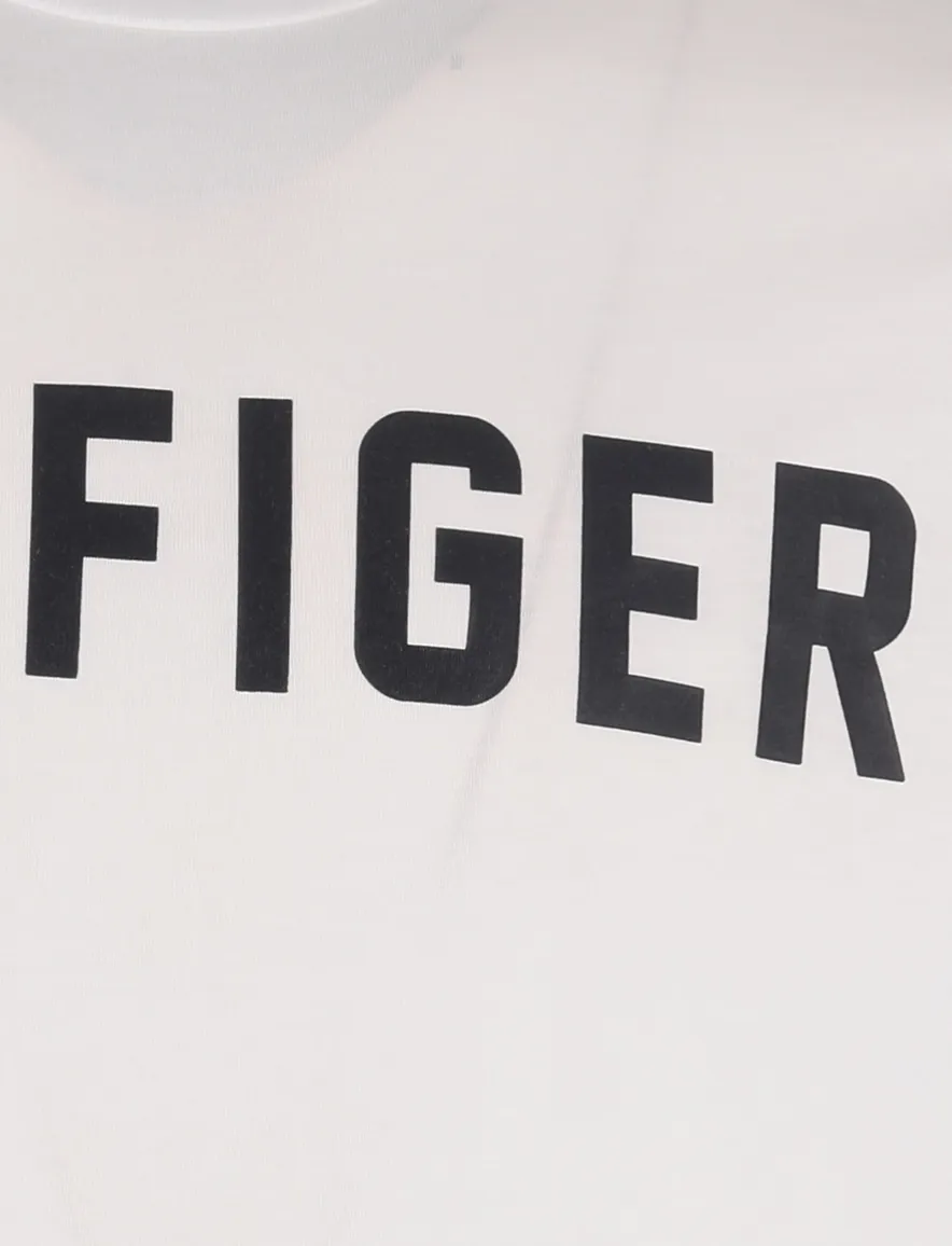 Tommy Hilfiger T-shirt wit katoen print