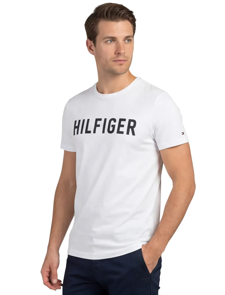 Tommy Hilfiger t-shirt wit katoen print normale fit