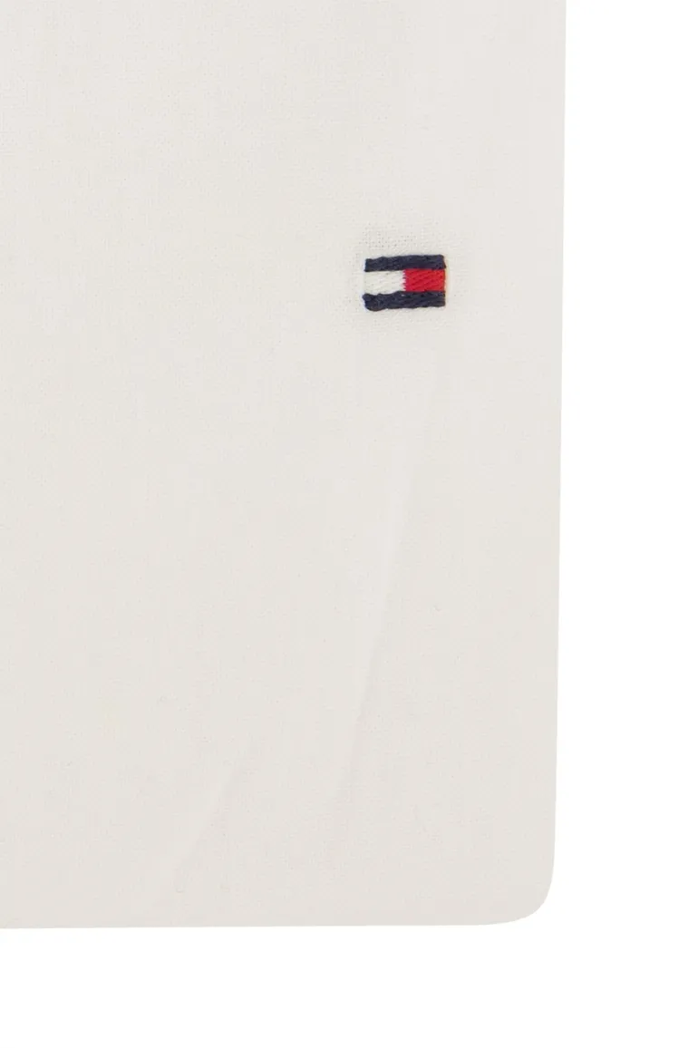 Big & Tall overhemd Tommy Hilfiger wit effen katoen normale fit