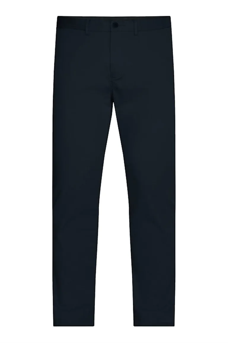 Tommy Hilfiger chino katoen Donkerblauw big&tall