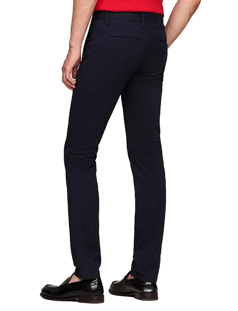 Tommy Hilfiger chino katoen Donkerblauw big&tall