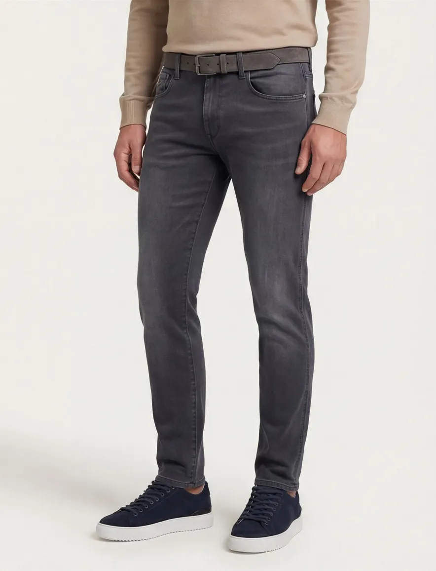Grijze Slim Fit jeans Replay Hyperflex Anbass