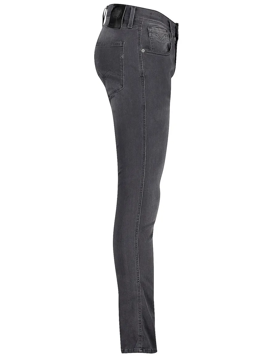 Grijze Slim Fit jeans Replay Hyperflex Anbass