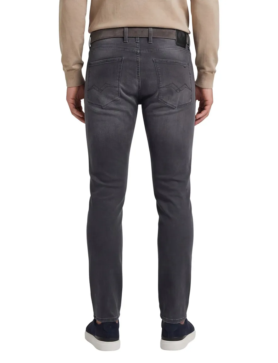 Grijze Slim Fit jeans Replay Hyperflex Anbass