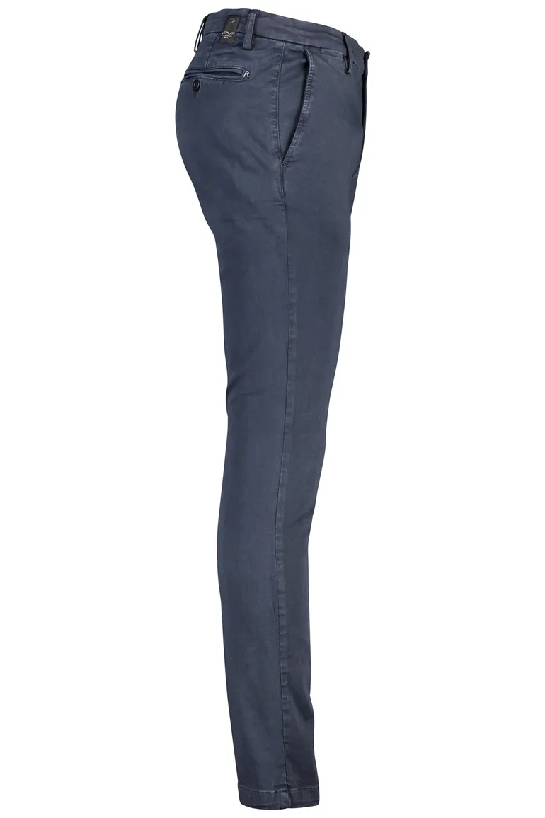 Blauwe chino Replay Zeumar Slim Fit