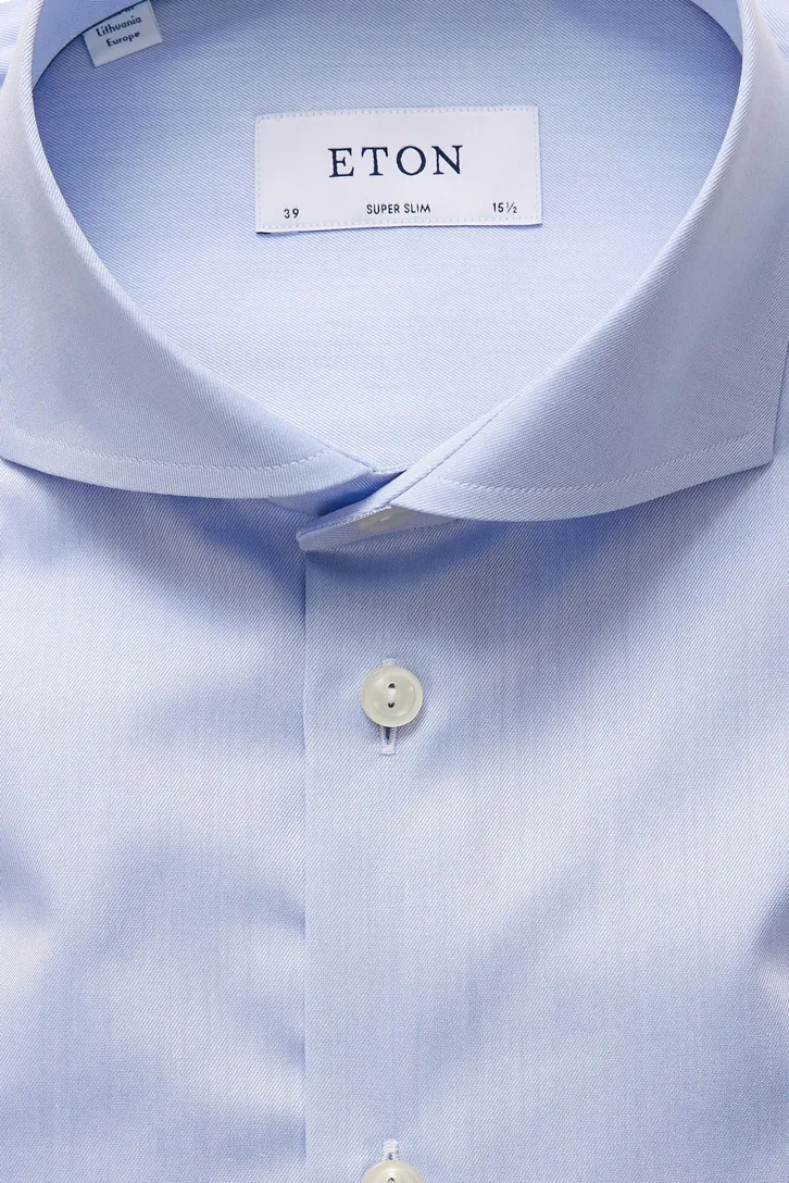 Eton overhemd dress bleu super slim