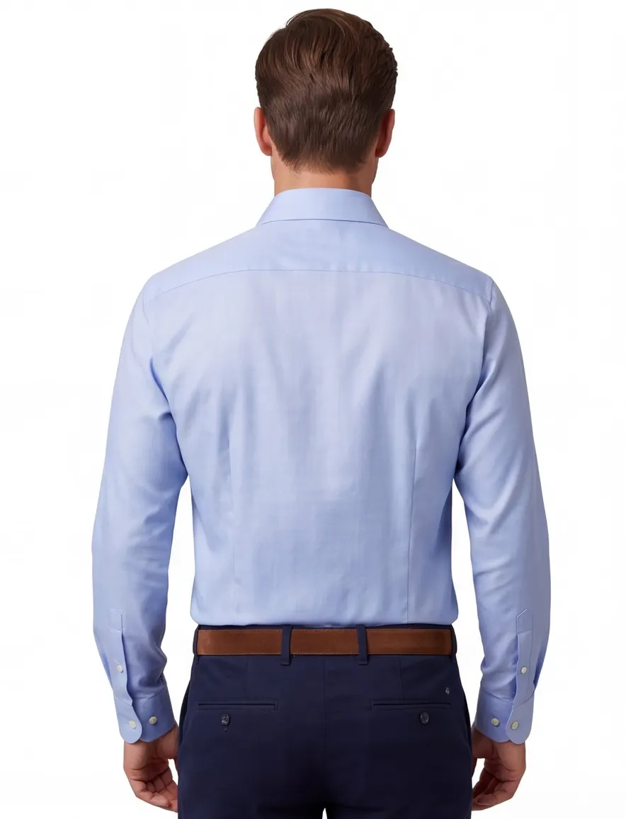 Eton dress lichtblauw overhemd Super Slim cut-away