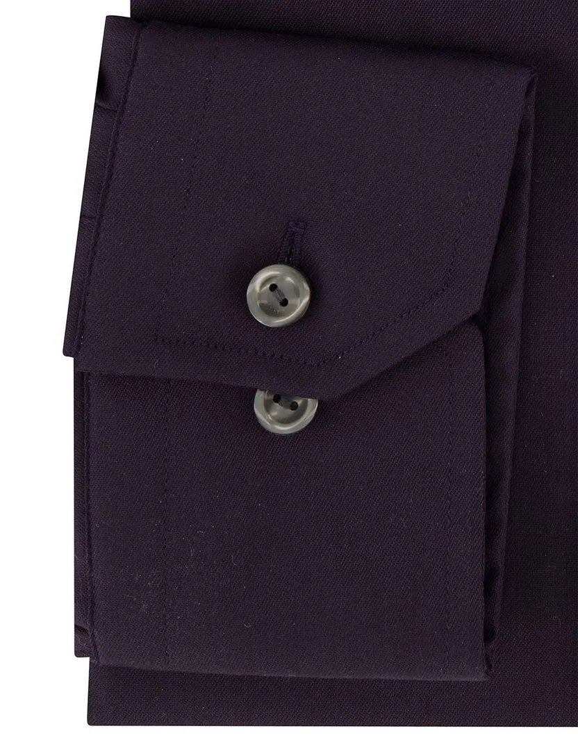 Eton Slim Fit overhemd donkerblauw 100% katoen