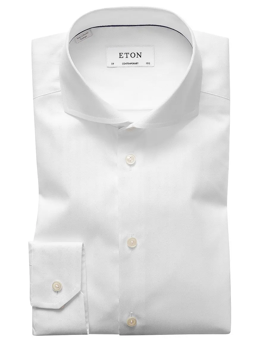 Eton dress overhemd white Contamporary