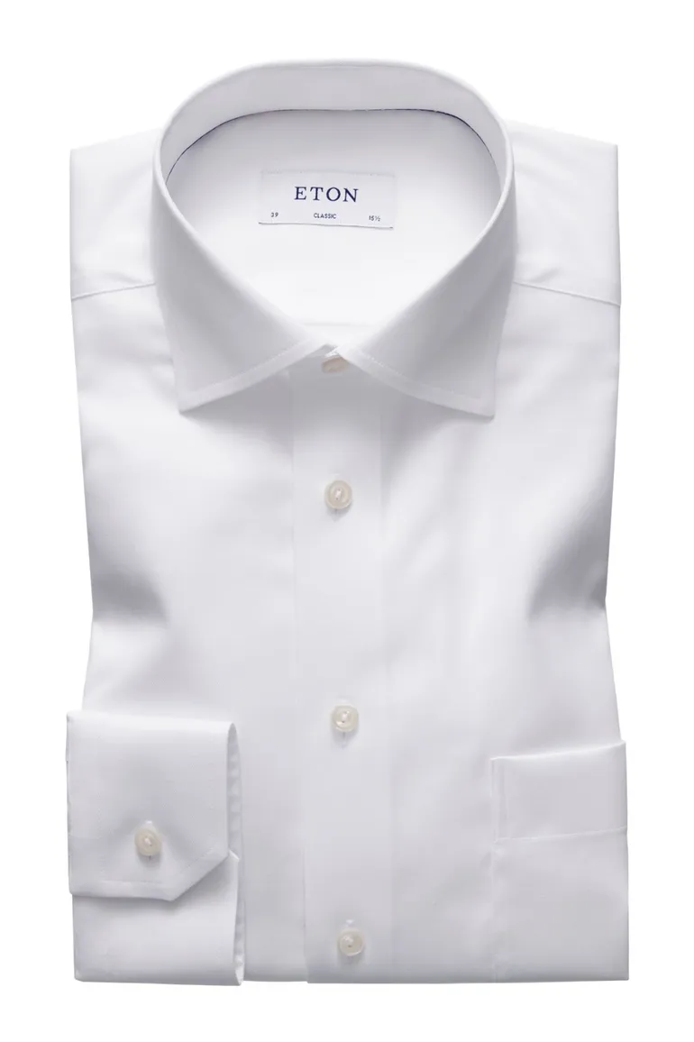 Eton Classic Fit overhemd wit
