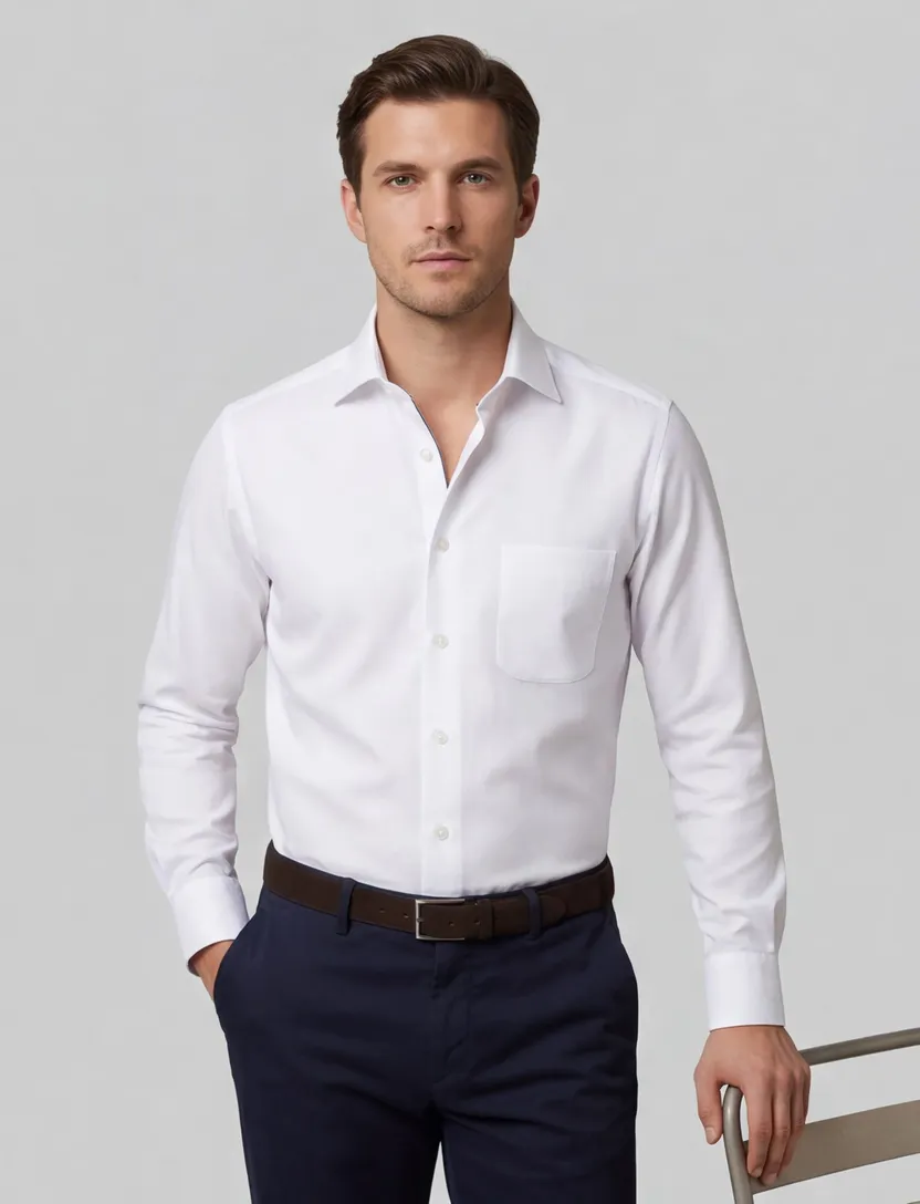 Eton overhemd Classic Fit wit