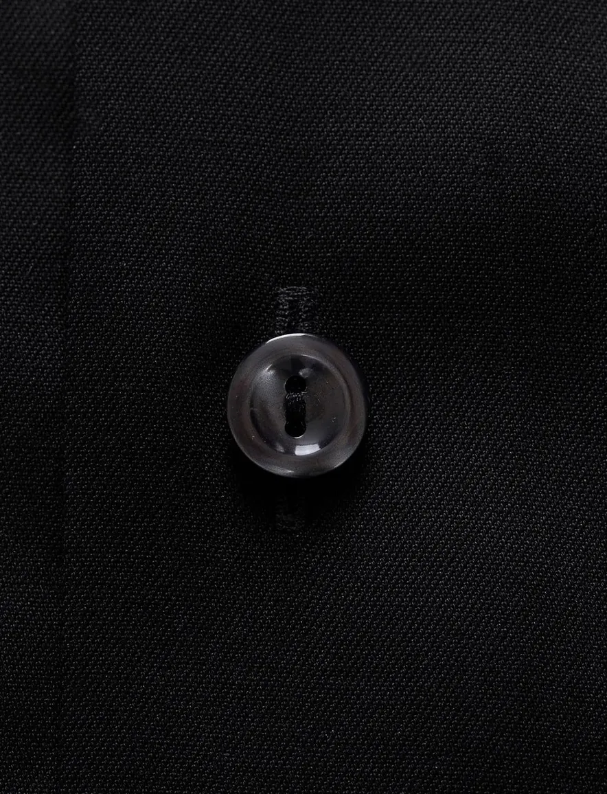 Zwart overhemd Eton Classic Fit