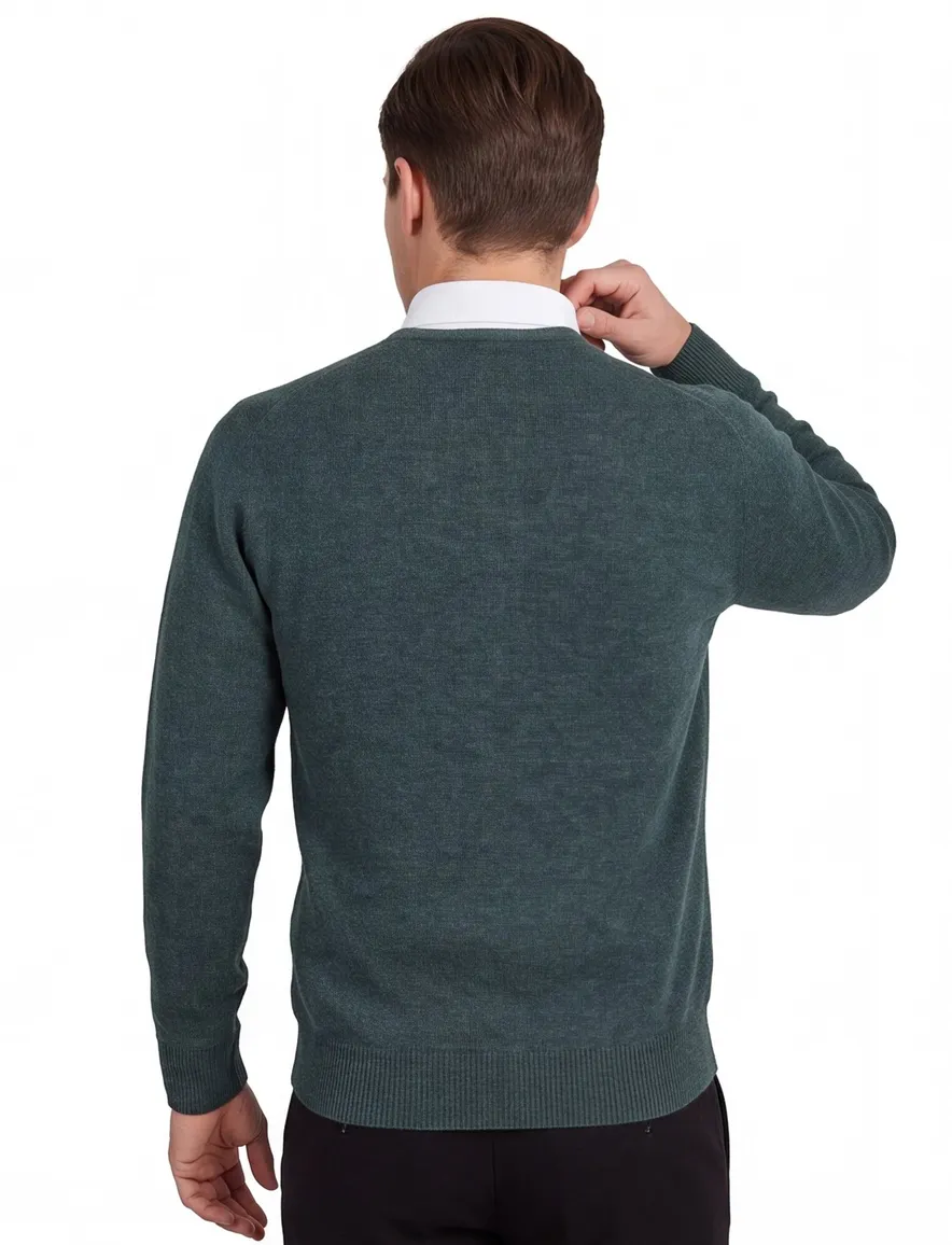 William Lockie lamswollen vest groen