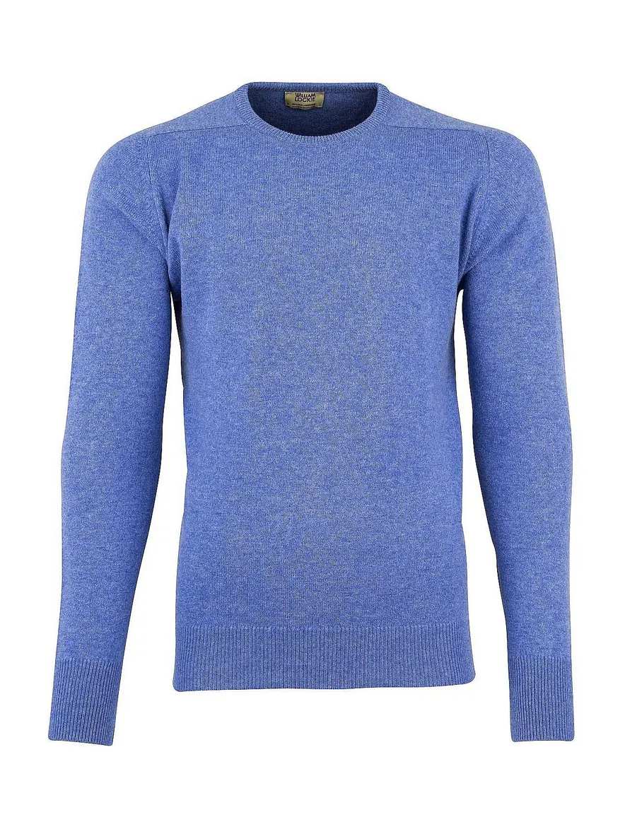 William Lockie trui ronde hals blauw