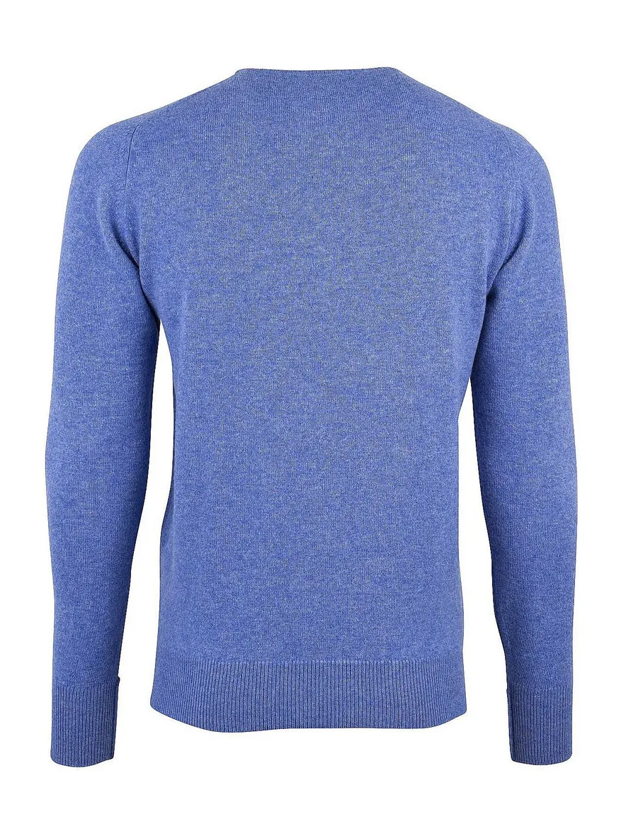 William Lockie trui ronde hals blauw